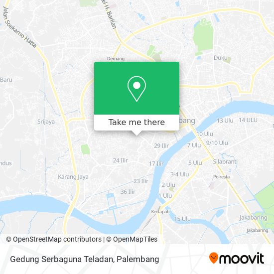 Gedung Serbaguna Teladan map