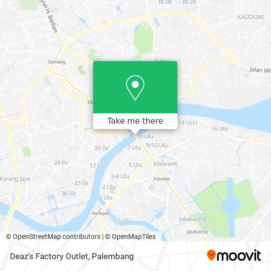 Deaz's Factory Outlet map