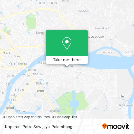 Koperasi Patra Sriwijaya map
