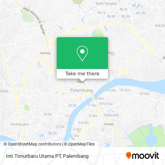 Inti Timurbaru Utama PT map