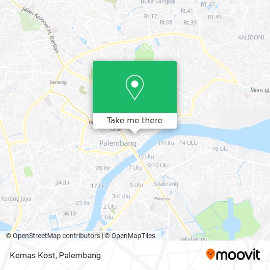 Kemas Kost map