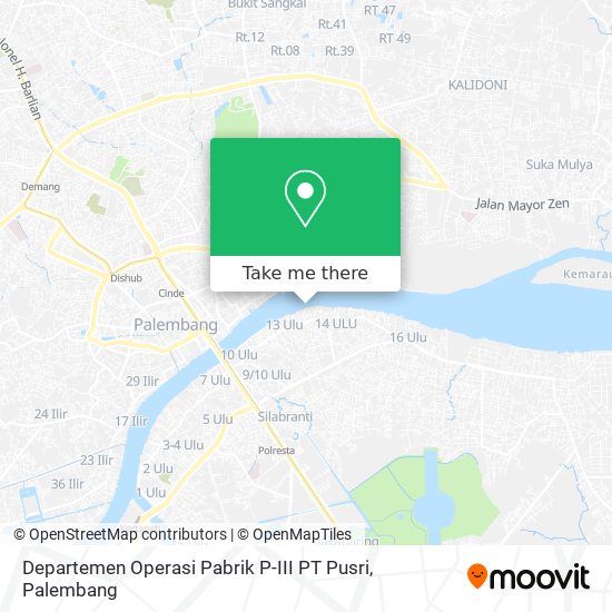 Departemen Operasi Pabrik P-III PT Pusri map