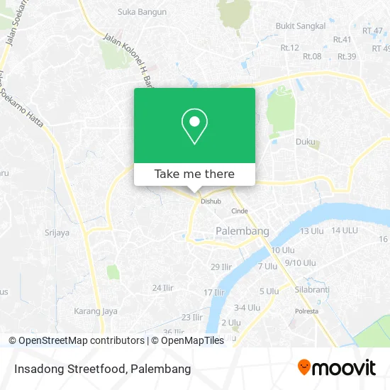 Insadong Streetfood map