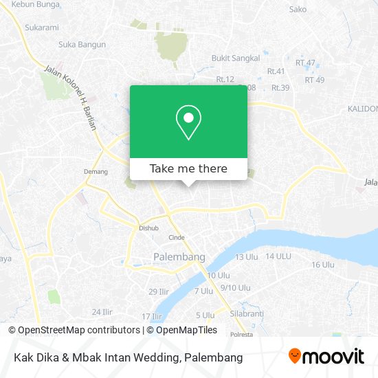 Kak Dika & Mbak Intan Wedding map