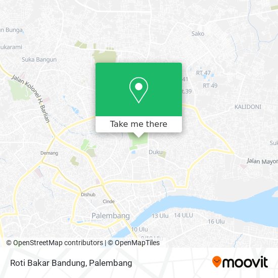 Roti Bakar Bandung map