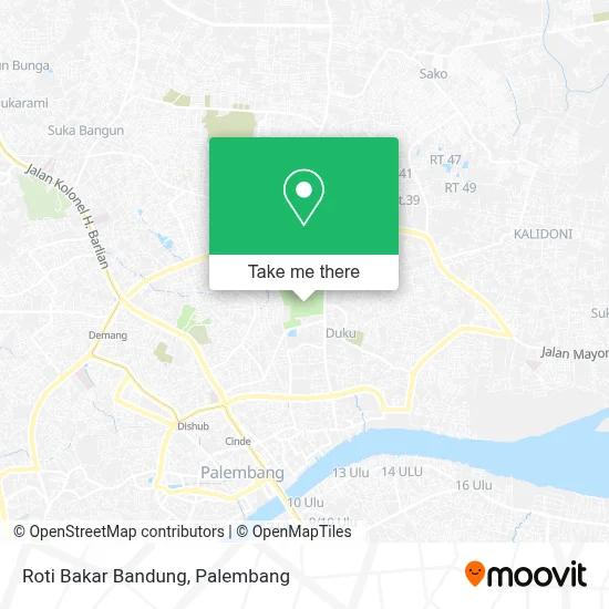 Roti Bakar Bandung map