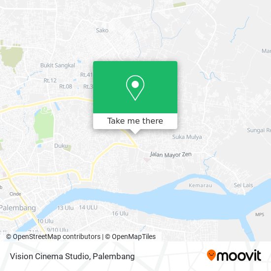 Vision Cinema Studio map