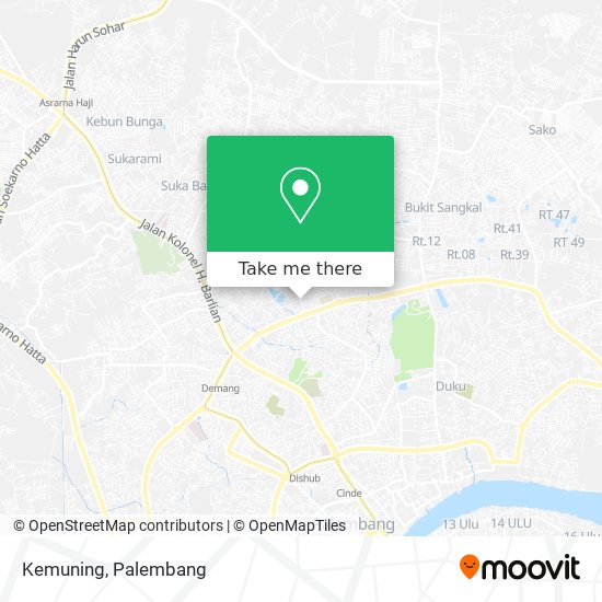 Kemuning map