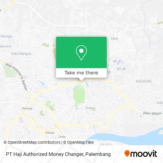 PT Haji Authorized Money Changer map