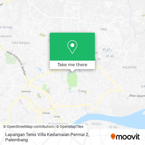 Lapangan Tenis Villa Kedamaian Permai 2 map