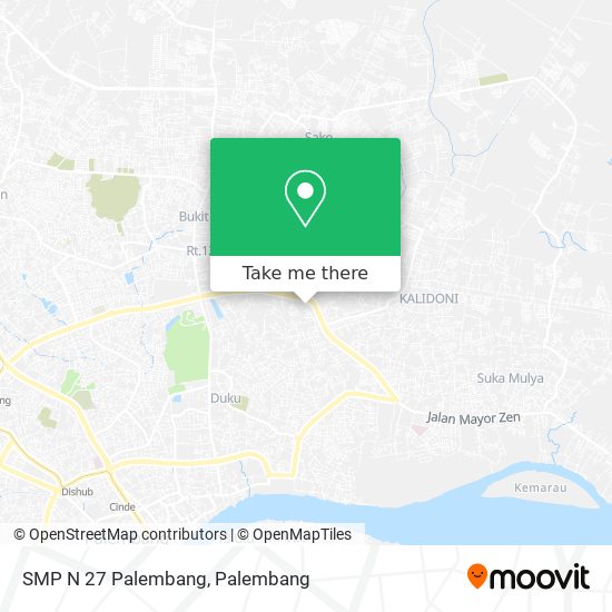 SMP N 27 Palembang map