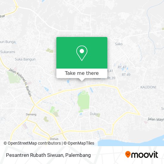 Pesantren Rubath Siwuan map