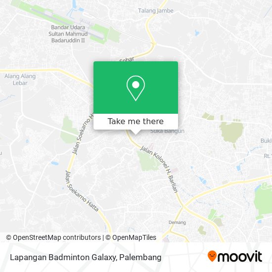 Lapangan Badminton Galaxy map