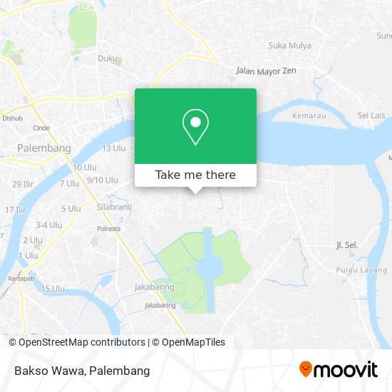 Bakso Wawa map