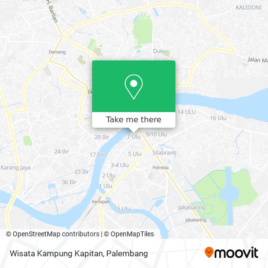 Wisata Kampung Kapitan map