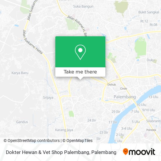 Dokter Hewan & Vet Shop Palembang map