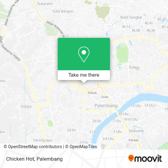 Chicken Hot map