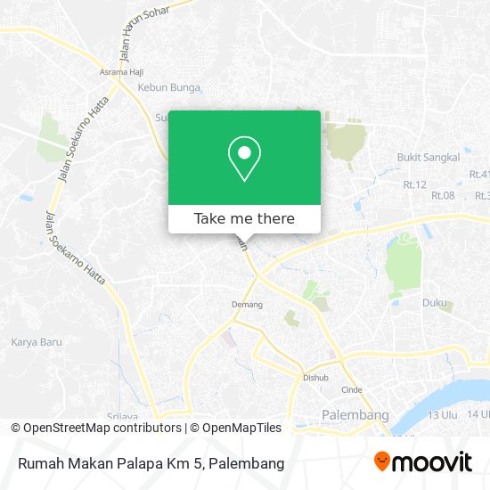 Rumah Makan Palapa Km 5 map