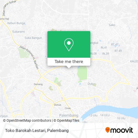 Toko Barokah Lestari map