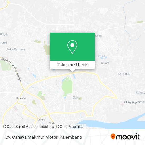 Cv. Cahaya Makmur Motor map