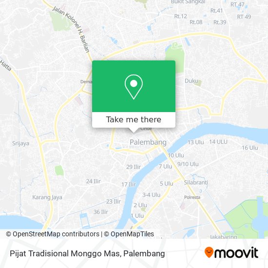 Pijat Tradisional Monggo Mas map