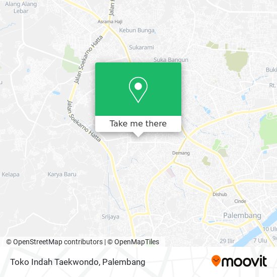 Toko Indah Taekwondo map