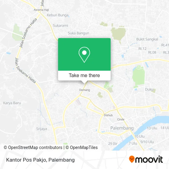 Kantor Pos Pakjo map