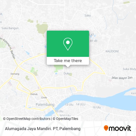 Alumagada Jaya Mandiri. PT map