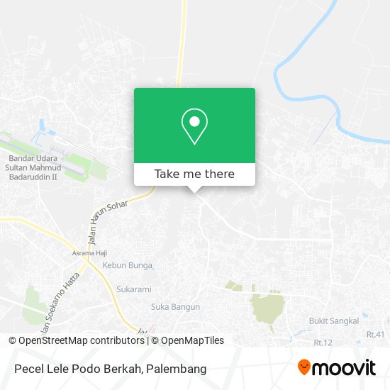 Pecel Lele Podo Berkah map