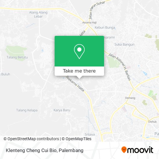 Klenteng Cheng Cui Bio map