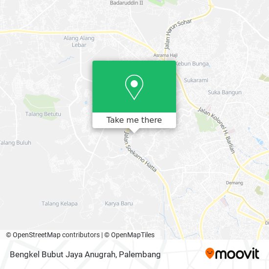 Bengkel Bubut Jaya Anugrah map