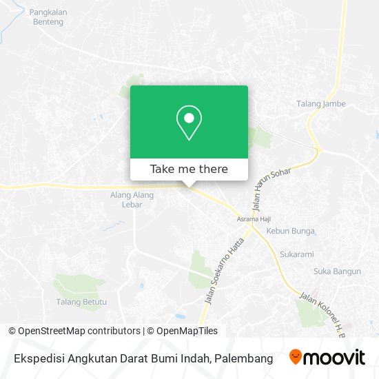 Ekspedisi Angkutan Darat Bumi Indah map