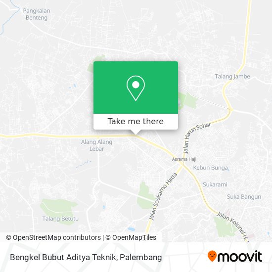 Bengkel Bubut Aditya Teknik map