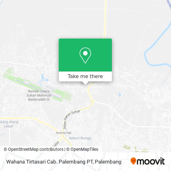 Wahana Tirtasari Cab. Palembang PT map