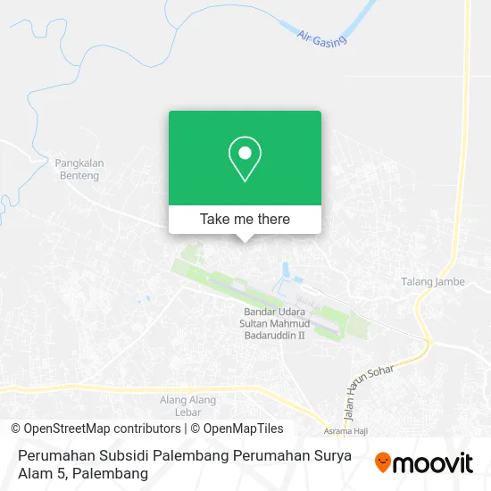 Perumahan Subsidi Palembang Perumahan Surya Alam 5 map