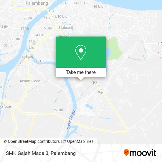 SMK Gajah Mada 3 map