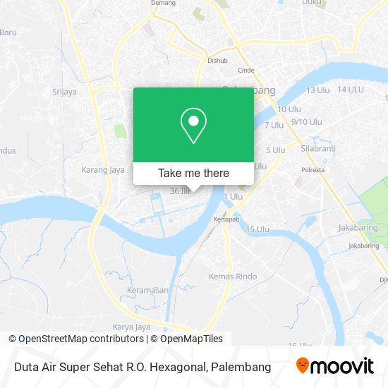 Duta Air Super Sehat R.O. Hexagonal map