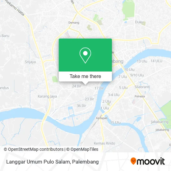 Langgar Umum Pulo Salam map