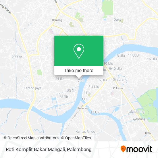 Roti Komplit Bakar Mangali map