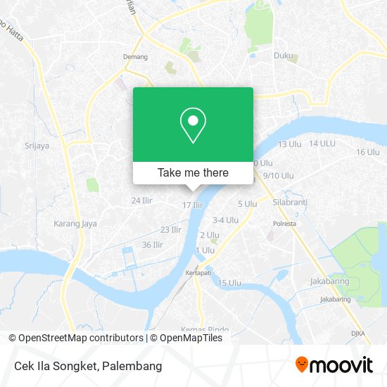 Cek Ila Songket map