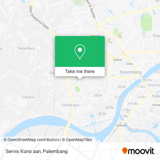 Servis Kursi aan map