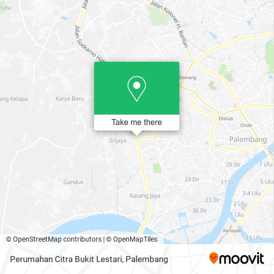 Perumahan Citra Bukit Lestari map