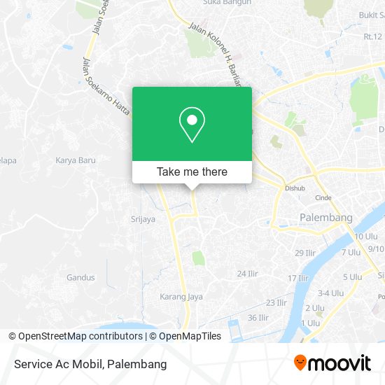 Service Ac Mobil map