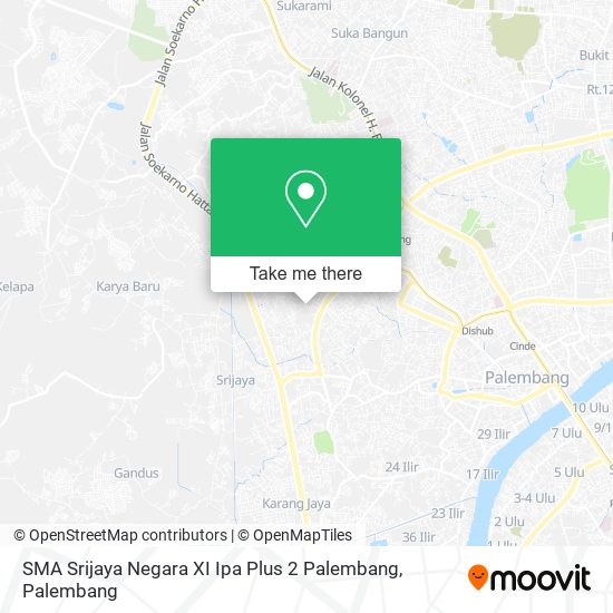 SMA Srijaya Negara XI Ipa Plus 2 Palembang map