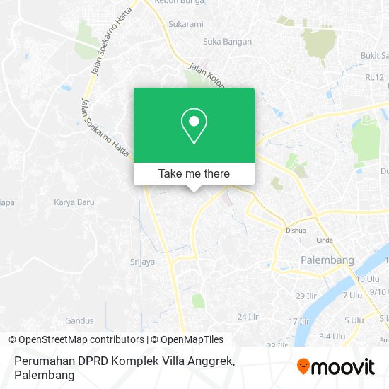 Perumahan DPRD Komplek Villa Anggrek map