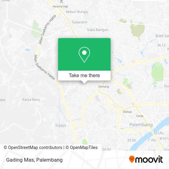 Gading Mas map