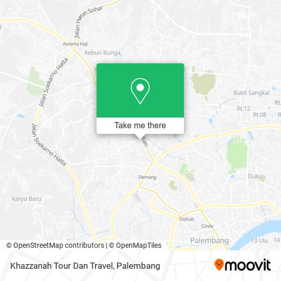 Khazzanah Tour Dan Travel map