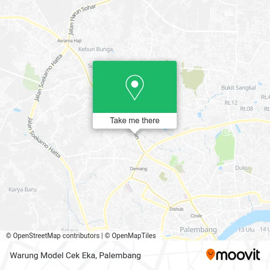 Warung Model Cek Eka map