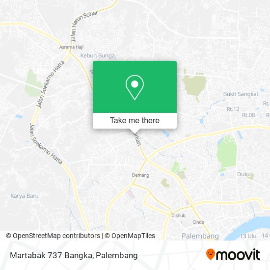 Martabak 737 Bangka map