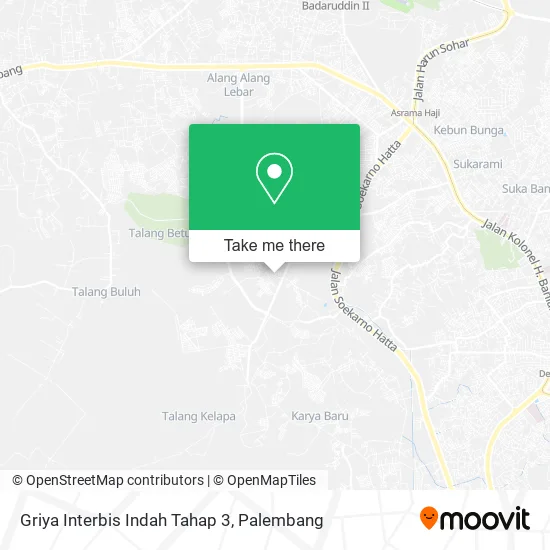 Griya Interbis Indah Tahap 3 map
